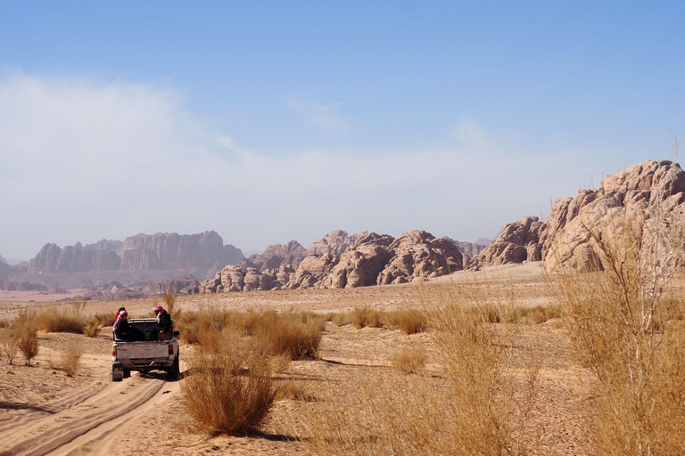 Wadi Rum: Jeep Tour, Hike, Bedouin Visit, and Meal