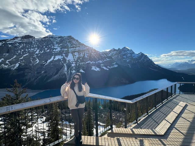 Lake Louise, Peyto Lake and Crowfoot Glacier from Canmore