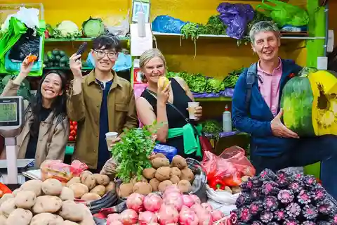 Aula de cozinha peruana e visita ao mercado de Surquillo
