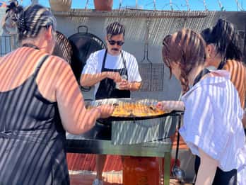 Barcelona: Rooftop Paella Cooking Masterclass