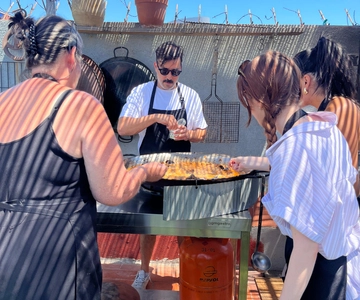 Barcelona: Rooftop Paella Cooking Masterclass
