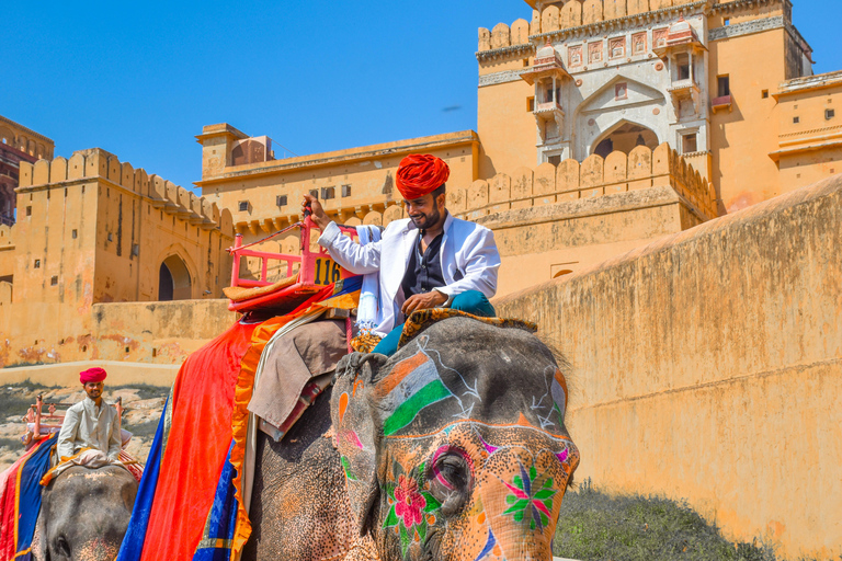 Jaipur: Full-Day Pink City Tour with Masala Tea Tour by Car and Driver with a Guide