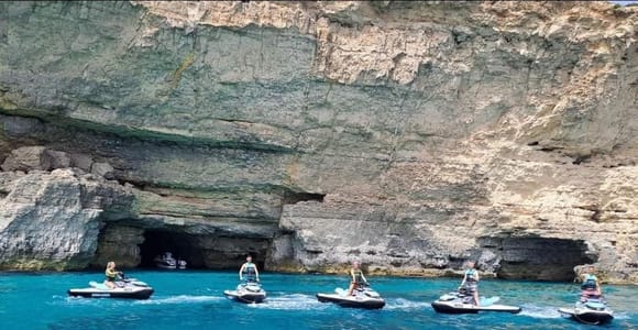 Malta: Jet Ski Safari to St. Paul&#39;s Islands or St Thomas Bay