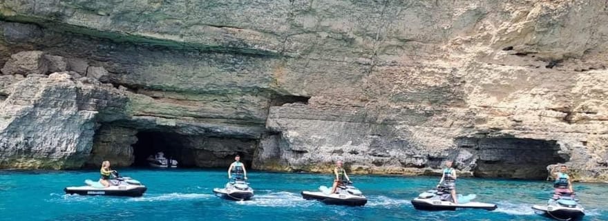 Malte : Safari en jet ski vers les îles Saint-Paul ou la baie de Saint-Thomas
