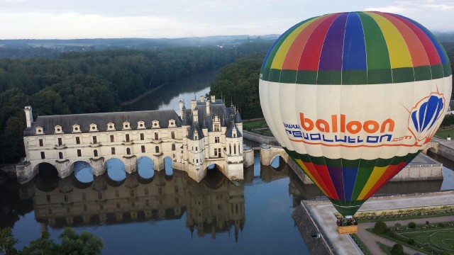 Visit Amboise Hot-Air Balloon Sunset Ride over the Loire Valley in Amboise, France