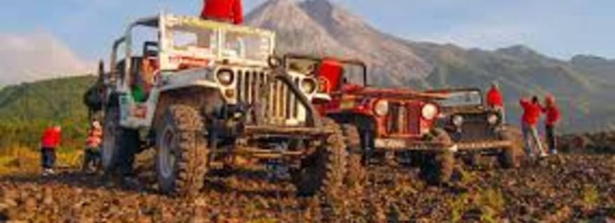 Yogyakarta : Aventure au volcan Merapi et transport au Gorobudur