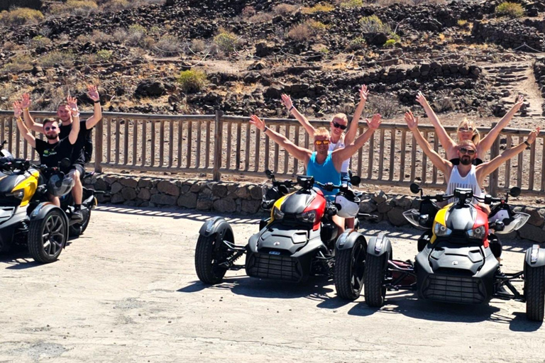 Grande Canarie : EXCURSION DE 2,5 HEURES EN RYKER À 3 ROUES - PRISE EN CHARGE ET RETOUR GRATUITSGrande Canarie : Excursion en RYKER 2,5 à 3 roues - Prise en charge gratuite
