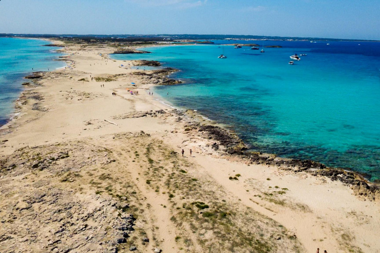 Ibiza: Formentera Boat with Open Bar, 3 meals & Sunset Party ADVANCE: Standard selection of food & open bar option