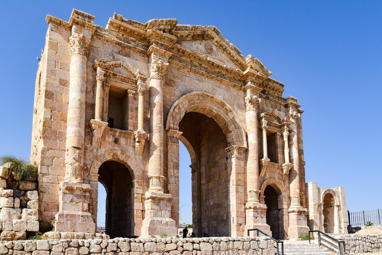 Storia romana, greca e islamica - Pranzo e carrello con cavo inclusiGiordania: Tour della Giornata della Storia Romana con Teleferik Ride ad Ajloun