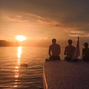 Gili Trawangan: Gili Islands Sunset Boat Tour and Snorkeling