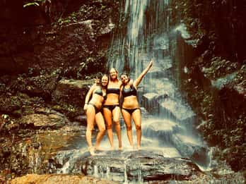 Rio: Tijuca regenwoud watervallen, grotten en wandeling door de natuur