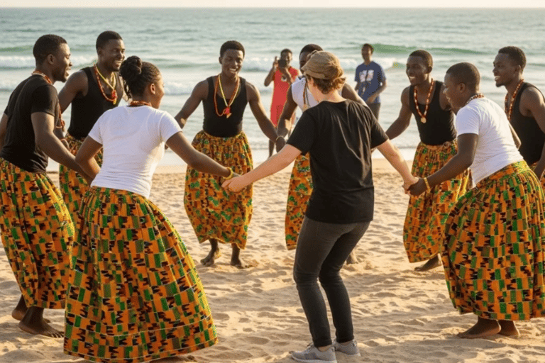 Accra: Sunsets, Famous Beaches & Bars Tour with a Free Drink