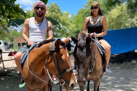 Montego Bay: Horseback Ride and Swim Adventure With pickup from Montego Bay & Rose Hall Hotels