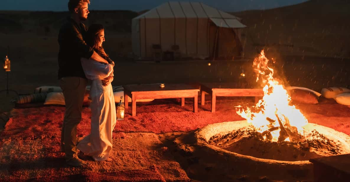 Puesta De Sol Paseo En Camello Y Cena En El Desierto De Agafay Desde