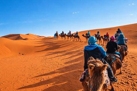 Marrakech to Fes: 3-Day Sahara Desert Tour, Camel & Buggy Option 2 — Luxury Sahara Camp