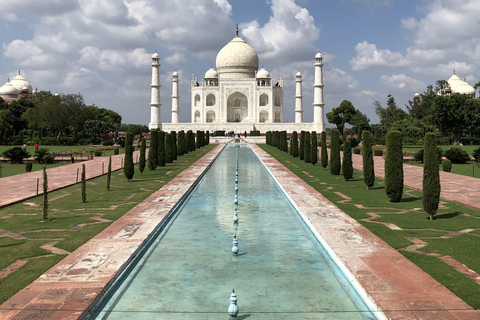 From Delhi: Agra Day Trip with Taj Mahal and Agra FortAC Car and Tour Guide Service Only