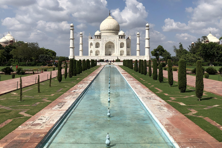 From Delhi: Agra Day Trip with Taj Mahal and Agra FortAC Car and Tour Guide Service Only