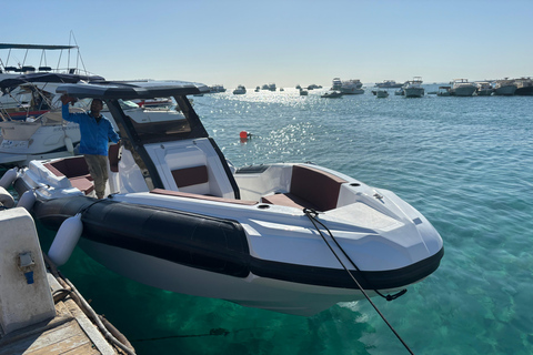 Hurghada : Excursion en bateau rapide à Turtle Bay avec plongée en apnée