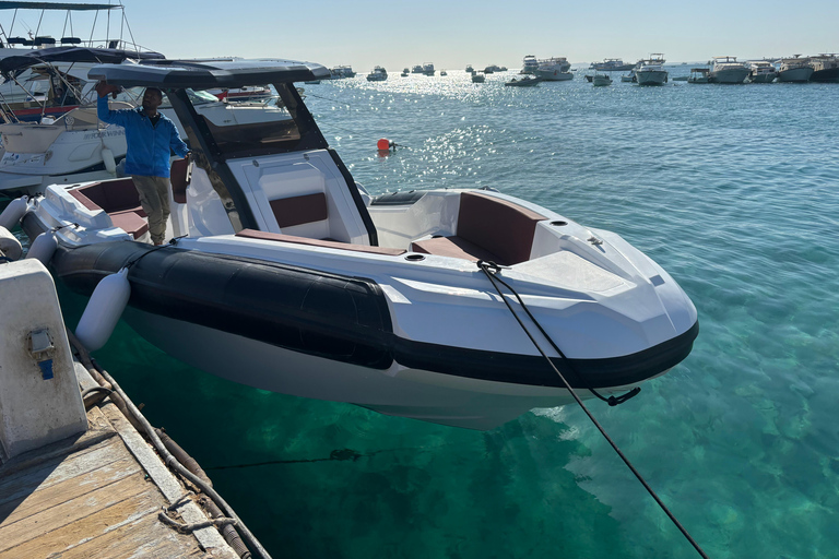 Hurghada : Excursion en bateau rapide à Turtle Bay avec plongée en apnée