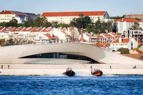 Lisbona: Biglietto d'ingresso al MAAT e tour in barca per l'avvistamento dei delfini
