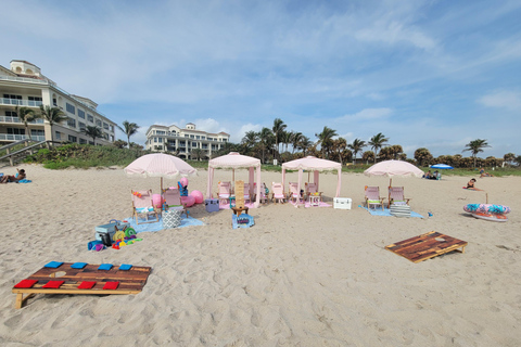 Boynton Beach: Noleggio Cabana per un giorno in spiaggia tutto incluso!