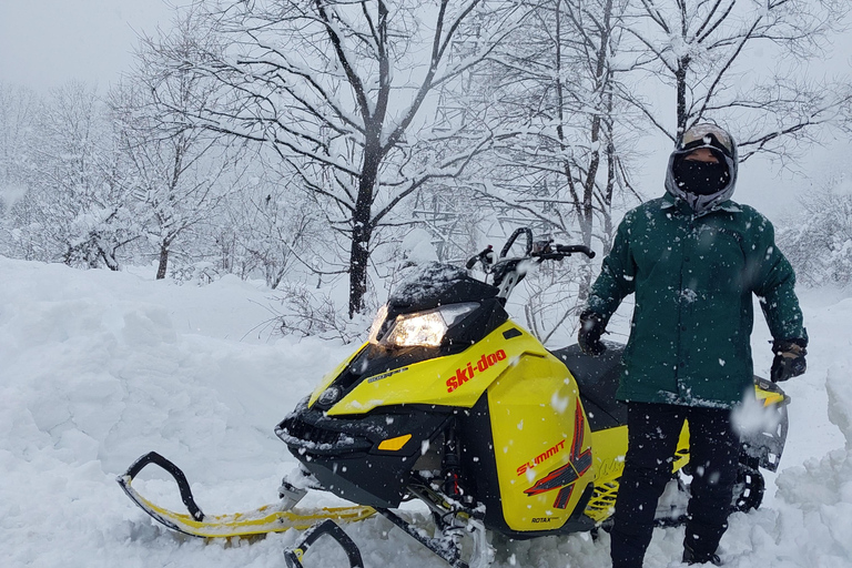 Nagano: Winter Holiday Snowmobiling in Nozawa Onsen Area