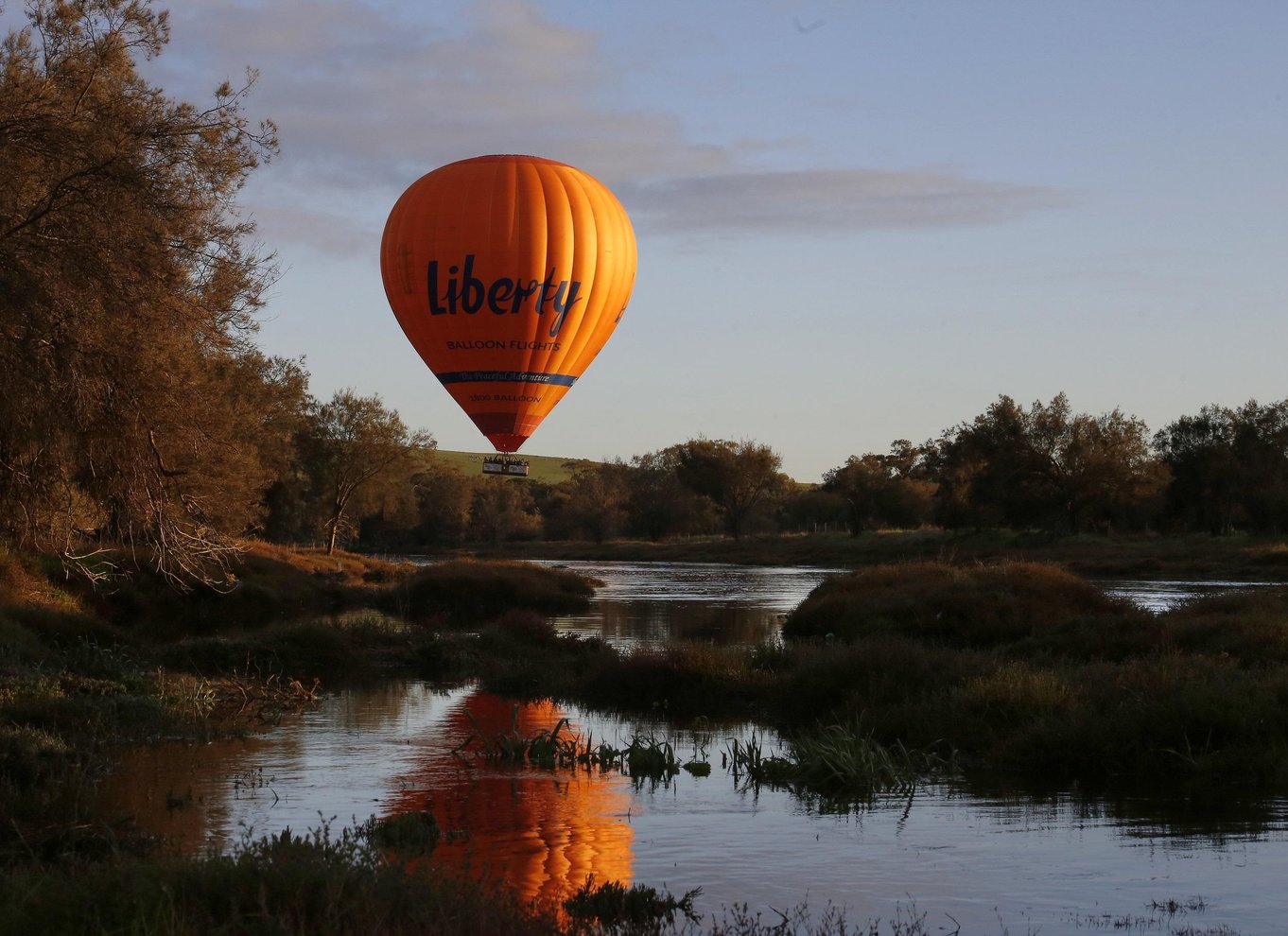 Perth til Northam: Ballonflyvning inklusive shuttlebus