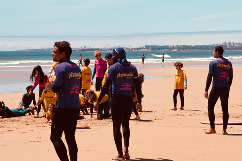 Beginner surf class at Caparica (Lisbon) Beginner premium surf class at Caparica (Lisbon)