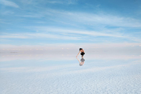 Från Uyuni: Salar de Uyuni med Incahuasi-ön - heldag