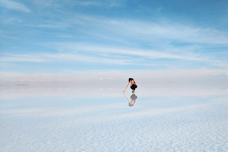 Vanuit Uyuni: Salar de Uyuni met Incahuasi eiland - Hele dag