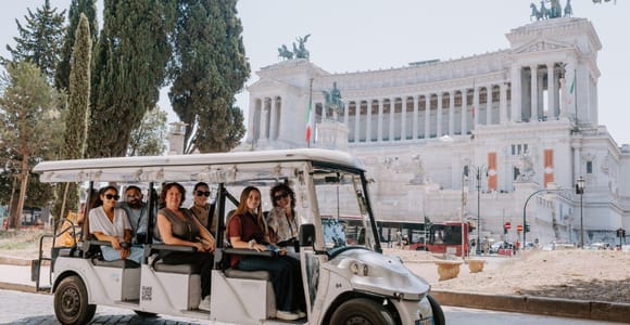 Rome: City Highlights on a 1-hour Golf Cart Tour