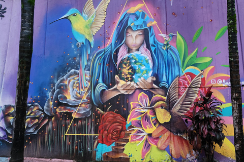 Tour privato nel comune 13: grafitour, gastronomia, museo EscobarTour privato nel comune 13: graffiti, gastronomia, museo Escobar