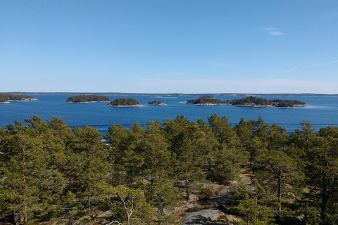 Stockholm Archipelago Hike with Boat Ride, Beach & Fika