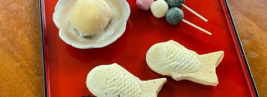 Kyoto : Wagashi (sucreries japonaises) Cuisinez près de Fushimiinari