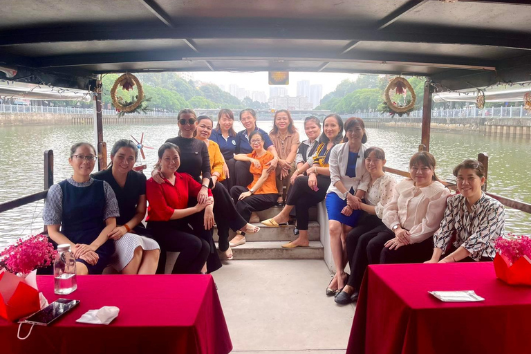 1 hour Nhieu Loc boat tour experience: A Glimpse of Saigon Releasing Fish