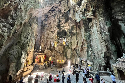 Da Nang: Montagne di Marmo, Montagne delle Scimmie e Buddha DonnaTour di mezza giornata in comune con pranzo