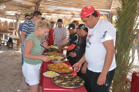 Djerba: Pirate Boat Trip with Dolphin and Flamingo Watching