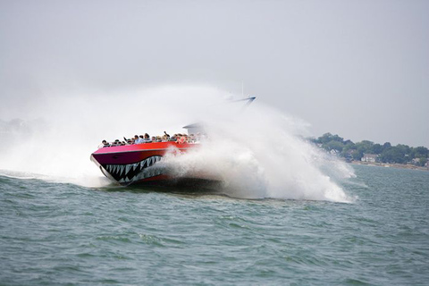 Boston: Puerto Codzilla Barco Emocionante de Alta VelocidadBoston Harbor: lancha motora Codzilla