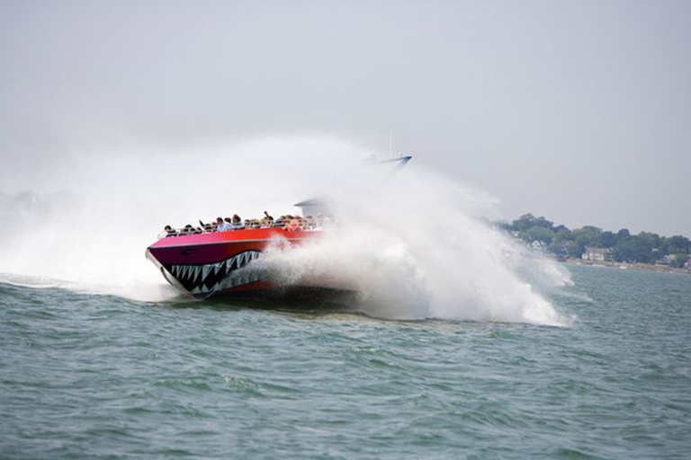 Boston: Hafen Codzilla High Speed Thrill BoatBoston Harbor: Rasante Action-Fahrt im Codzilla-Speedboot