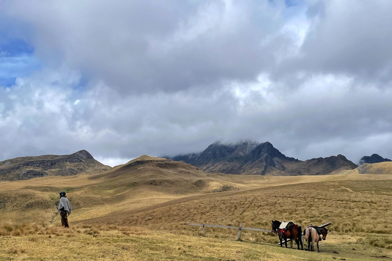 Quito : randonnée à la cascade de Condor Machay et visite d&#039;une hacienda