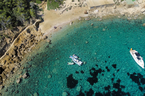Ibiza: Jet Ski Tour to Portitxol from San Antonio No license