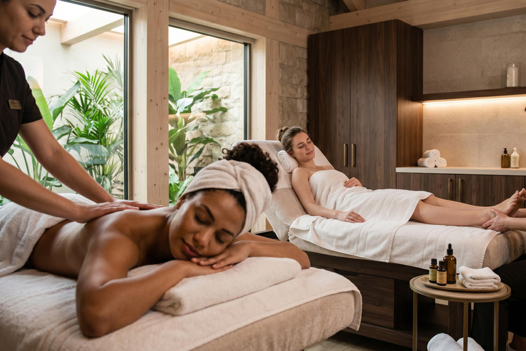 Bucharest: Therme Bucharest Spa Ticket & Round-Trip Transfer 3 hours Therme Bucharest Palm, Galaxy or Elysium & Transfer