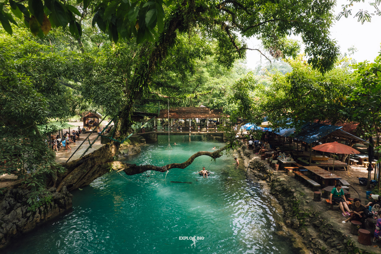 Vang Vieng: Namxay Viewpoint, Blue Lagoon 1 & Phoukham Cave