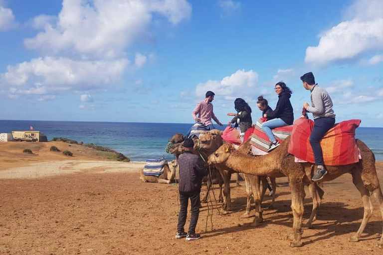 De Tanger: Cavernas de Hércules e Cap Spartel com passeio de camelo