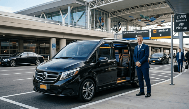 NYC: EWR Airport Private Transfer 105-Min FREE Wait Included