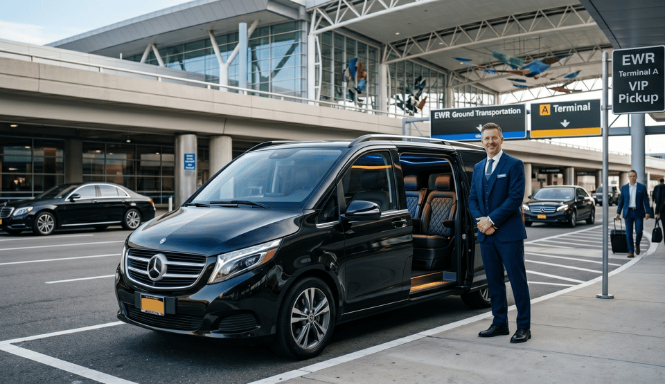New York City: Privát transzfer az EWR repülőtérről, 105 perces INGYENES várakozási idővel