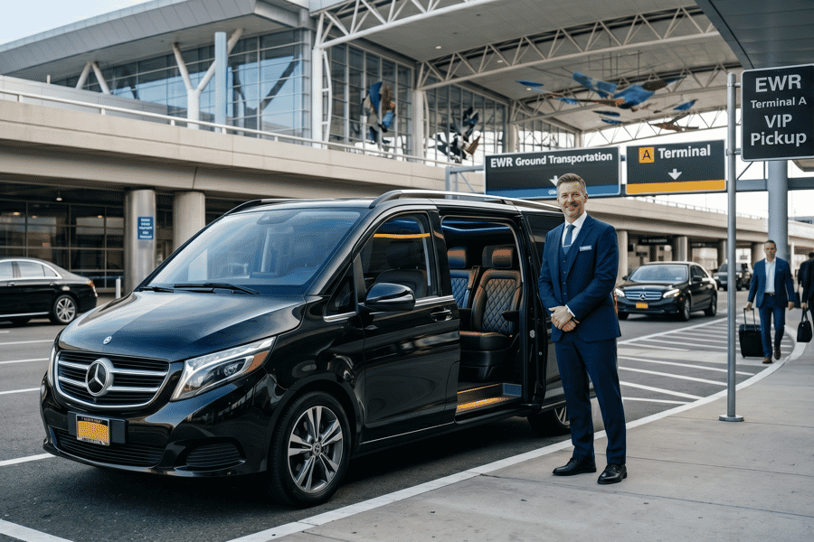 NYC: Privater Transfer vom Flughafen EWR, 105 Minuten KOSTENLOSE Wartezeit inbegriffen. Foto: GetYourGuide
