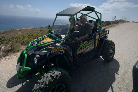 Malta: Self-Drive Buggy Tour with Lunch and Boat Transfer Self-Drive Buggy for 1 Driver