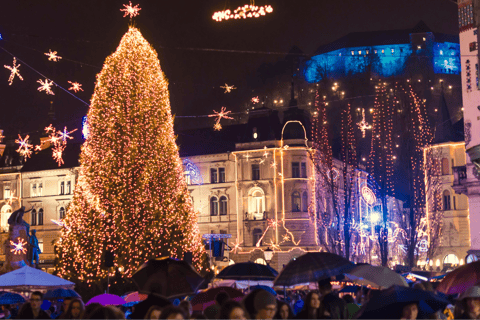 从里雅斯特出发：卢布尔雅那和圣诞魔法 - 导游陪同的巴士之旅