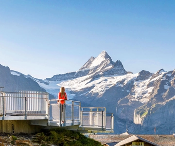 Gondoltur till Mount First i Grindelwald